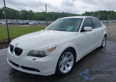 2004 BMW 545I z USA, uszkodzony, nr VIN WBANB33504B114547